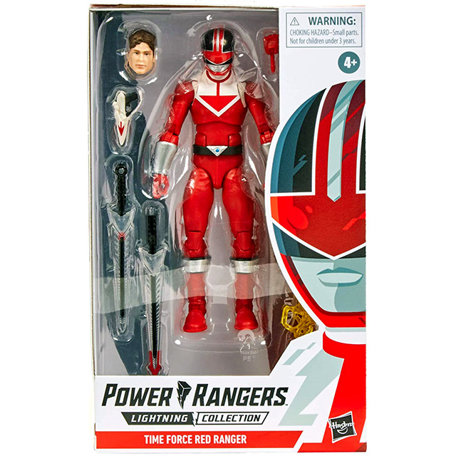 ハズブロ パワーレンジャー ライトニングコレクション 6インチ アクションフィギュア タイムフォース レッドレンジャー