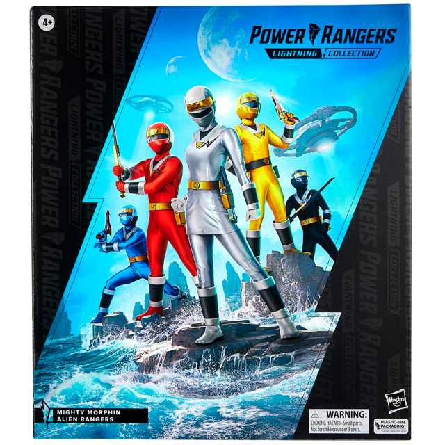 ハズブロ パワーレンジャー ライトニングコレクション 6インチ アクションフィギュア 『マイティ・モーフィン：エイリアン・レンジャー』 アクイターレンジャーズ / カクレンジャー 5パック 【パッケージダメージあり】