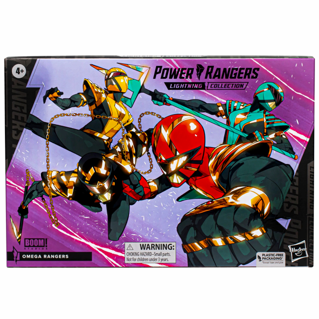 ハズブロ パワーレンジャー ライトニングコレクション 6インチ アクションフィギュア オメガレンジャーズ 4パック 【パッケージダメージあり】