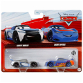 ディズニー ピクサー カーズ 2023 マテル 1/55スケール ダイキャスト ミニカー 2パック ハーヴィー・ロッドキャップ No.15 & バリー・ディペダル No.54