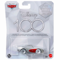 ディズニー ピクサー カーズ 2023 マテル 1/55スケール ダイキャスト ミニカー ディズニー100周年記念 プラチナカラー 1パック クルージング ライトニング・マックイーン