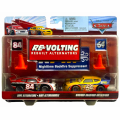 ディズニー ピクサー カーズ 2024 マテル 1/55スケール ダイキャスト ミニカー 2パック デイブ・オルタネーター No.84 & ウィンフォード・ブラッドフォード・ラザフォード No.64 with サインボード