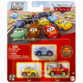 ディズニー ピクサー カーズ 2025 マテル ミニレーサーズ ダイキャスト ミニカー “レース&レスキュー” 3パック サリー & ルイジ & メーター