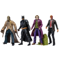 バットマン ダークナイト・トリロジー マクファーレントイズ DC マルチバース 7インチ アクションフィギュア 4体セット (バットマン & ジョーカー & トゥーフェイス & スケアクロウ)
