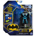 スピンマスター DCコミックス クリーチャーカオス 4インチ アクションフィギュア ミステリー・アクセサリーパック バット・テック バットマン (ブラック/ライトブルー スーツ)