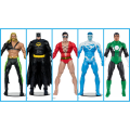 マクファーレントイズ DC マルチバース 7インチ アクションフィギュア 『JLA』 プラスチックマンシリーズ 4体セット (バットマン & スーパーマン & アクアマン & グリーンランタン)
