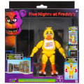 FNAF ファイブ・ナイツ・アット・フレディーズ ジャズウェア ジャンプ・スケアー 5インチ アクションフィギュア プレイセット クラシック チカ with オフィス