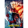 アメリカンコミックス マーベルキャラクター ポスター ライフ オブ キャプテン・マーベル by スタンリー・ラウ