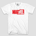 マーベルコミックス マーベル ロゴ ホワイト Tシャツ