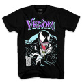 マーベルコミックス クラシック ヴェノム パープルロゴ Tシャツ
