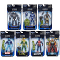 ハズブロ アベンジャーズ / エンドゲーム マーベルレジェンド 6インチ アクションフィギュア EGハルクシリーズ 7体セット (ウォーマシン & レスキュー & シュリ & ロックパイソン & ロキ & ユニオンジャック & ベータ・レイ・ビル)