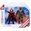 マーベルコミックス USディズニーストア限定 トイボックス アクションフィギュア 2パック 『ワンダヴィジョン』 スカーレット・ウィッチ & ヴィジョン
