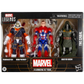 ハズブロ マーベル・コミックス 85周年記念 マーベルレジェンド 6インチ アクションフィギュア 3パック アイアン・パトリオット & ドクター・ドゥーム & タスクマスター