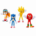 ソニック　テイルス　ナックルズ　スーパーソニック　エミー　フィギュア　【5種】 Sonic ソニック スーパーソニック・単品、黄、Comansi社製 Sonic