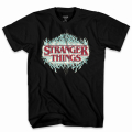 ネットフリックス ストレンジャー・シングス 未知の世界 ルート グラフィック ブラック Tシャツ