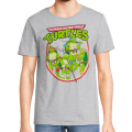 ティーンエイジ・ミュータント・ニンジャ・タートルズ オリジナルシリーズ タートルチーム ヘザーグレー Tシャツ