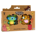ティーンエイジ・ミュータント・ニンジャ・タートルズ x ファグラー・モンスター 2.5インチ コレクティブル ミニフィギュア 2パック レオナルド