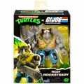 ティーンエイジ・ミュータント・ニンジャ・タートルズ x G.I.ジョー コラボシリーズ プレイメイツ 4.5インチ ベーシックフィギュア ロックステディ x バザー