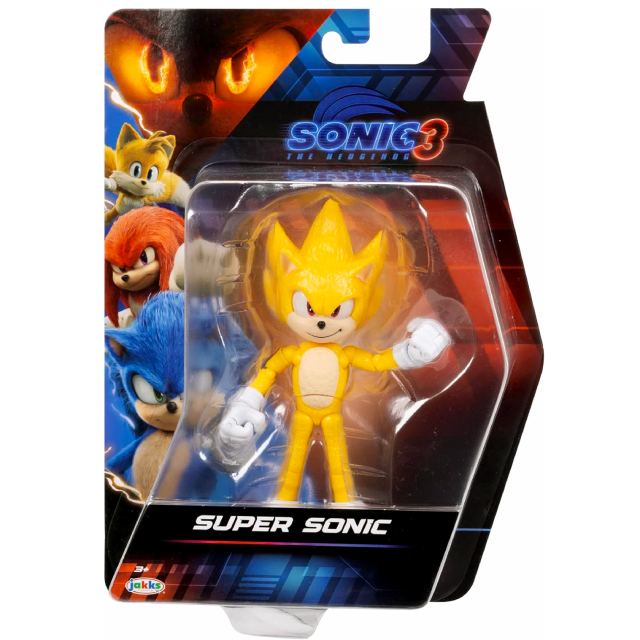 ジャックスパシフィック ソニック・ザ・ムービー 3 ：ソニック × シャドウ TOKYO MISSION 5インチ アクションフィギュア スーパーソニック