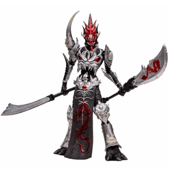 マクファーレントイズ スポーン ゴールドラベル 7インチ アクションフィギュア マンダリン・スポーン (ブラック&ホワイト アクセント・エディション)