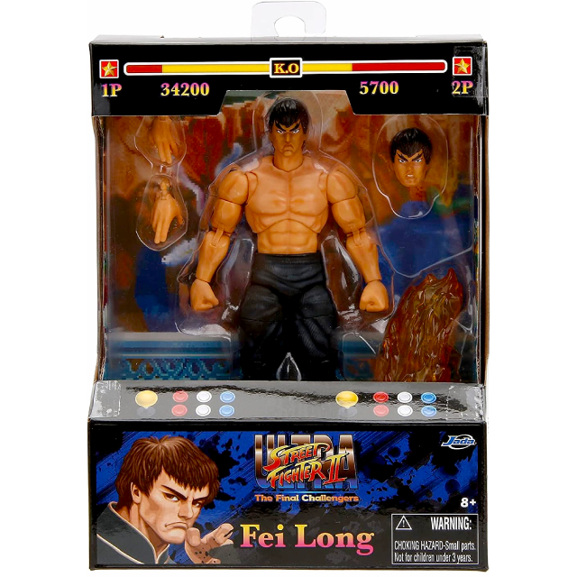 ウルトラ・ストリートファイター II ジェイダトイズ 6インチ アクションフィギュア フェイロン