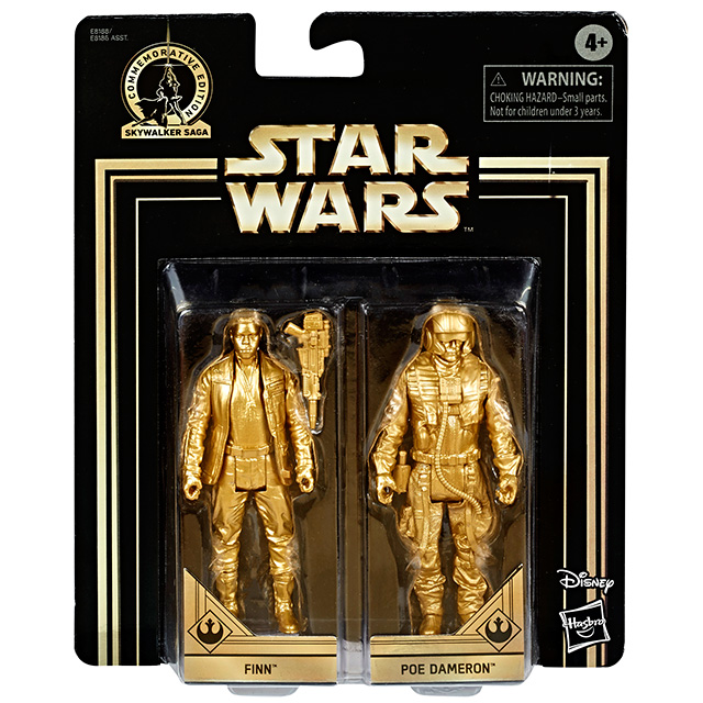 スター・ウォーズ 2019 スカイウォーカー サーガ コメモラティブエディション 3.75インチ ベーシックフィギュア ゴールドカラー 2パック フィン & ポー・ダメロン