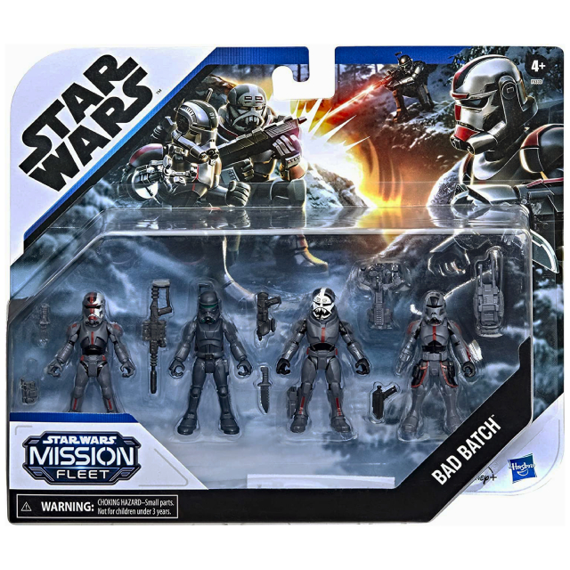 スター・ウォーズ / バッド・バッチ 2021 ミッション・フリート ミニフィギュア 4パック (ハンター & レッカー & エコー & クロスヘアー)