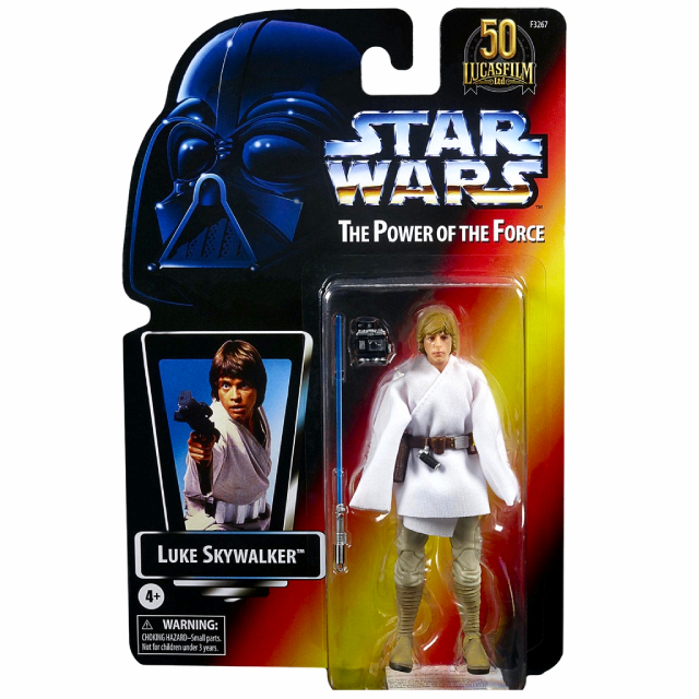 スター・ウォーズ ルーカスフィルム 50周年記念 ブラックシリーズ “パワー・オブ・ザ・フォース”パッケージ 6インチ アクションフィギュア ルーク・スカイウォーカー