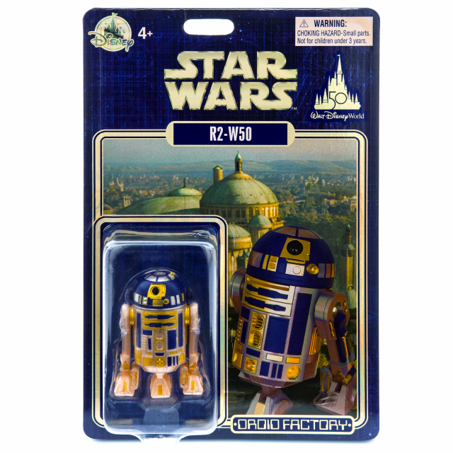 スター・ウォーズ × ディズニー 2022 ウォルト・ディズニー・ワールド 50周年記念 ドロイドファクトリー 3.75インチ ベーシックフィギュア R2-W50