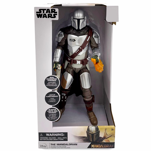 スター・ウォーズ / ザ・マンダロリアン USディズニーストア限定 13.5インチ トーキングフィギュア マンダロリアン