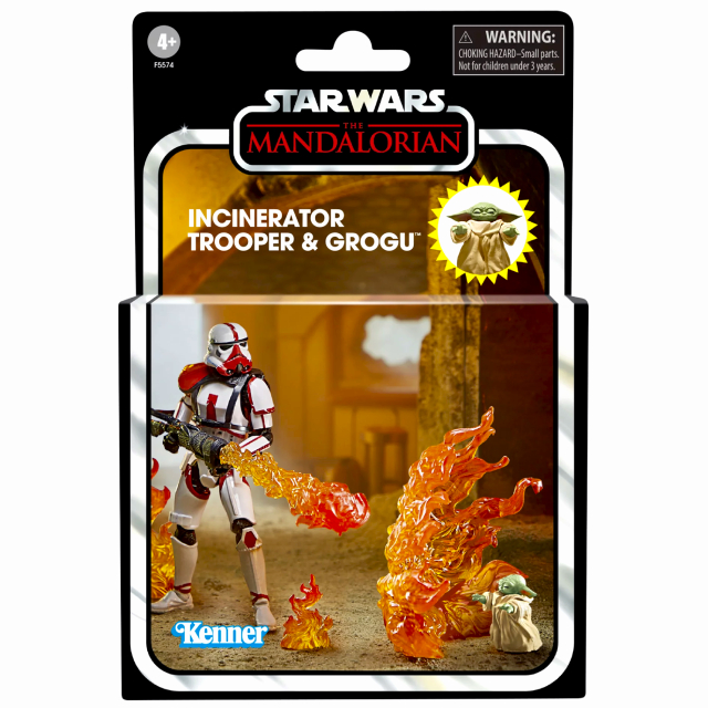 ハズブロ スター・ウォーズ 2022 ヴィンテージコレクション 3.75インチ ベーシックフィギュア デラックス パック 『ザ・マンダロリアン』 インシネレーター・トルーパー & グローグー