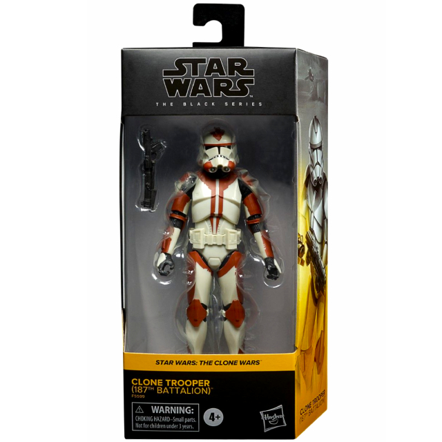 ハズブロ スター・ウォーズ ブラックシリーズ ウォルグリーン限定 6インチ アクションフィギュア 『クローン・ウォーズ』 第187大隊 クローントルーパー