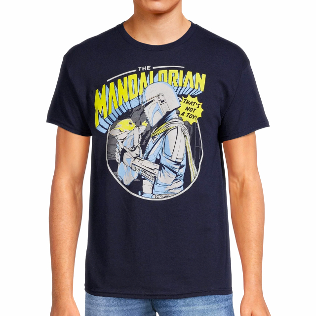 スター・ウォーズ / ザ・マンダロリアン マンドー&グローグー ネイビー Tシャツ <Lサイズ>