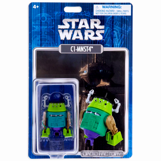 スター・ウォーズ × ディズニー 2023 USディズニーパーク ハロウィン限定 ドロイドファクトリー 3.75インチ ベーシックフィギュア C1-MNST4
