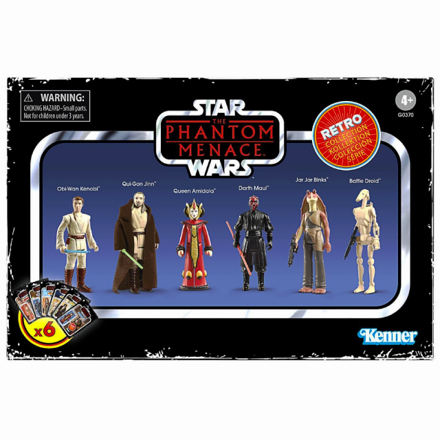 ハズブロ スター・ウォーズ 2024 レトロコレクション 3.75インチ ベーシックフィギュア 『ファントム・メナス』 エピソード1 コレクティブル マルチパック