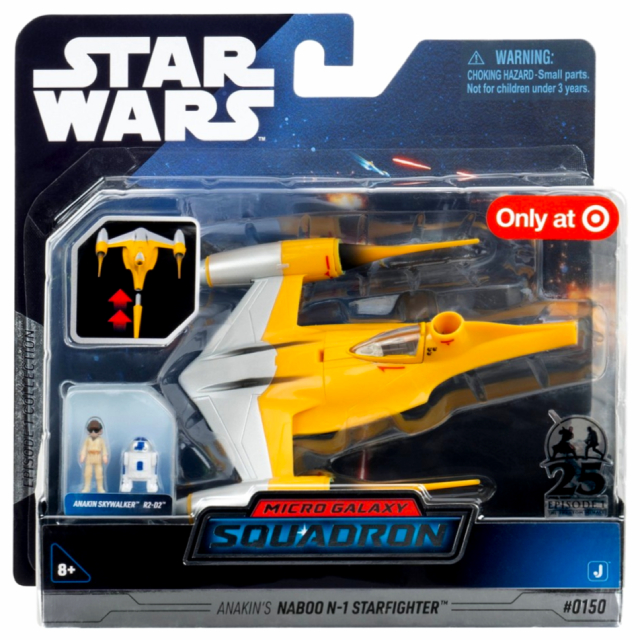 ジャズウェア スター・ウォーズ 2024 マイクロ・ギャラクシー・スコードロン スターファイタークラス アナキン's ナブー N-1 スターファイター 【パッケージダメージあり】