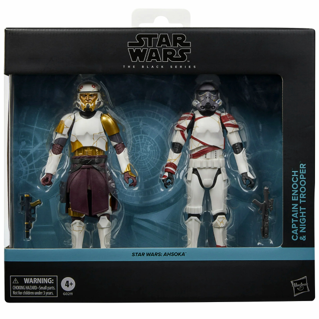 ハズブロ スター・ウォーズ ブラックシリーズ 6インチ アクションフィギュア 2パック 『アソーカ』 キャプテン イノック & ナイトトルーパー 【パッケージダメージあり】