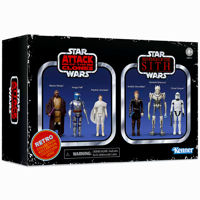 ハズブロ スター・ウォーズ 2024 レトロコレクション 3.75インチ ベーシックフィギュア 『クローンの攻撃』 『シスの復讐』 エピソード2&3 コレクティブル マルチパック