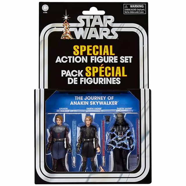 ハズブロ スター・ウォーズ 2025 ヴィンテージコレクション 3.75インチ ベーシックフィギュア スペシャル 3パック ジャーニー・オブ・アナキン・スカイウォーカー 【パッケージダメージあり】