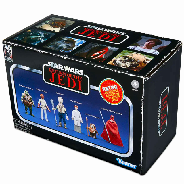 ハズブロ スター・ウォーズ 2025 レトロコレクション 3.75インチ ベーシックフィギュア 『ジェダイの帰還』 コレクティブル マルチパック (ガモーリアン・ガード & アクバー提督 & ヤクフェイス & モン・モスマ & ウィケット & ロイヤルガード)