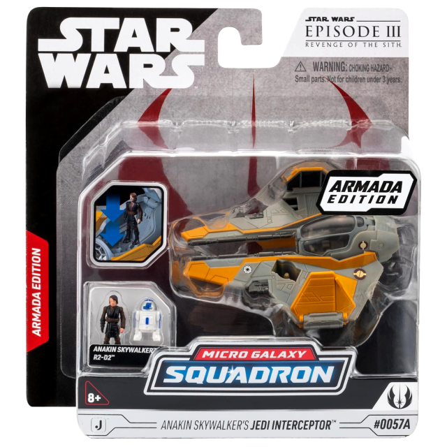 ジャズウェア スター・ウォーズ 2025 マイクロ・ギャラクシー・スコードロン ライトアーマークラス アナキン・スカイウォーカー's ジェダイ・インターセプター (アルマダ・エディション)