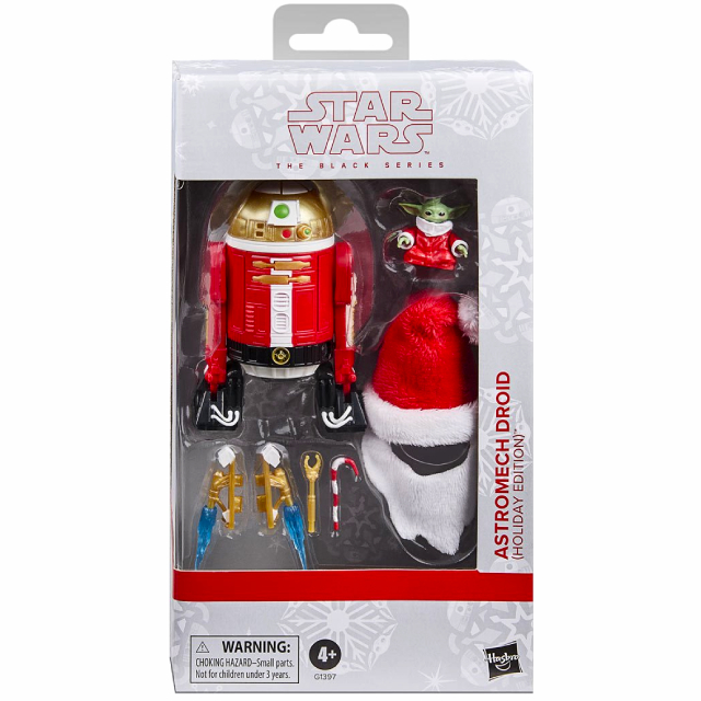 スター・ウォーズ　6インチ・フィギュア　アストロメク・ドロイド（クリスマス） ハズブロ スター・ウォーズ ブラックシリーズ 2025 クリスマス限定 6