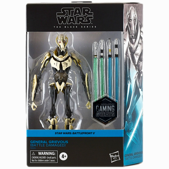 ハズブロ スター・ウォーズ ブラックシリーズ ゲームストップ限定 6インチ アクションフィギュア 『バトルフロント II』 ジェネラル グリーヴァス (バトルダメージ バージョン)
