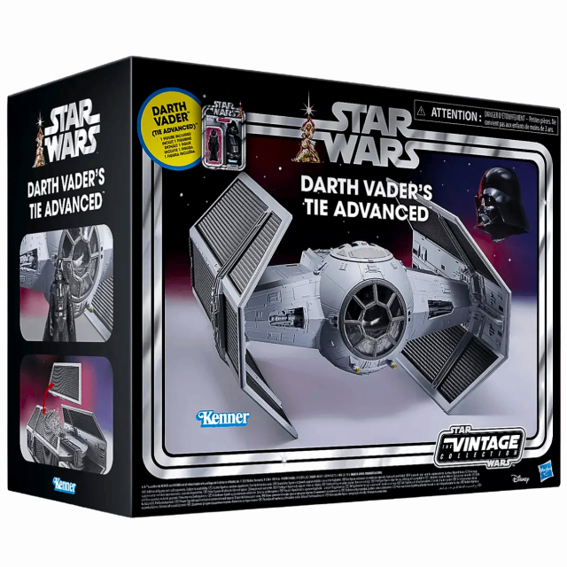 ハズブロ スター・ウォーズ 2025 ヴィンテージコレクション 3.75インチ ベーシックフィギュア ラージビークル 『新たなる希望』 ダース・ベイダー's TIEアドバンストx1　