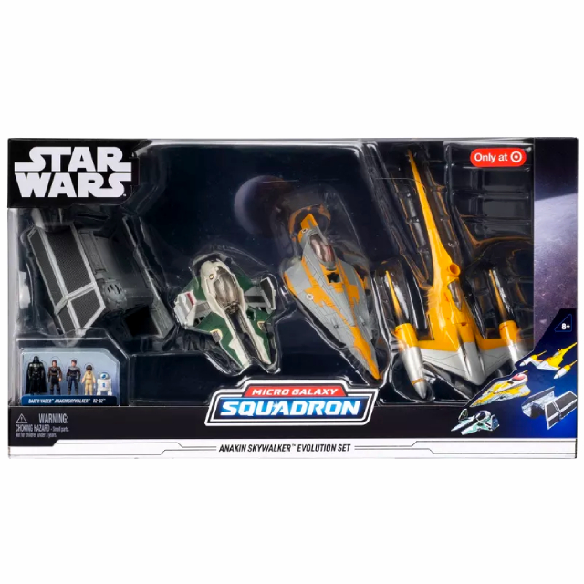 ジャズウェア スター・ウォーズ 2025 マイクロ・ギャラクシー・スコードロン アナキン・スカイウォーカー エボリューション セット