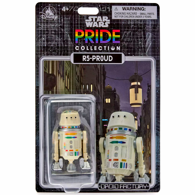 スター・ウォーズ × ディズニー 2026 プライド・コレクション ドロイドファクトリー 3.75インチ ベーシックフィギュア R5-PR0UD 【パッケージダメージあり】