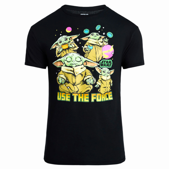 スター・ウォーズ / ザ・マンダロリアン  “ユーズ・ザ・フォース” グローグー Tシャツ
