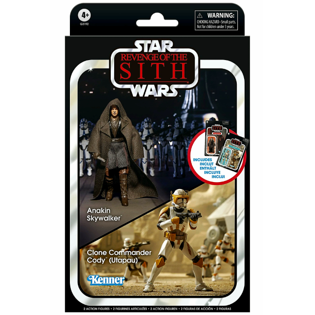 ハズブロ スター・ウォーズ 2026 ヴィンテージコレクション 3.75インチ ベーシックフィギュア 2パック 『シスの復讐』 アナキン・スカイウォーカー & コマンダー コーディ