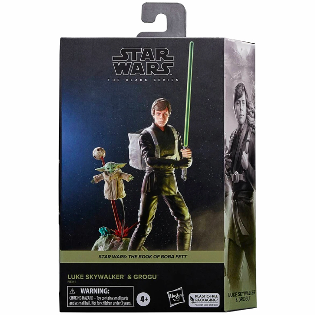 ハズブロ スター・ウォーズ ブラックシリーズ 6インチ デラックス アクションフィギュア 『ブック・オブ・ボバ・フェット』 ルーク・スカイウォーカー & グローグー