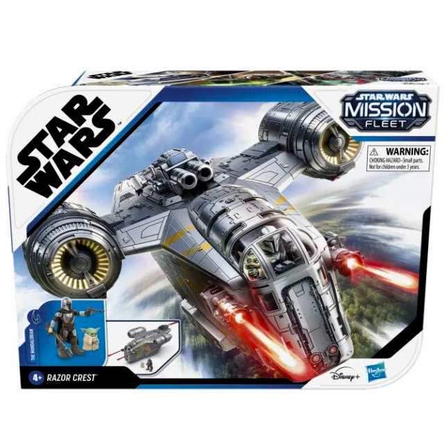 ハズブロ スター・ウォーズ / ザ・マンダロリアン ミッション・フリートシリーズ ミニフィギュア&ビークルパック マンダロリアン & グローグー with レイザー・クレスト